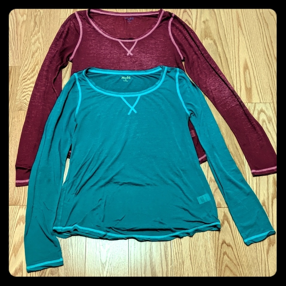 Two sheer t-shirts